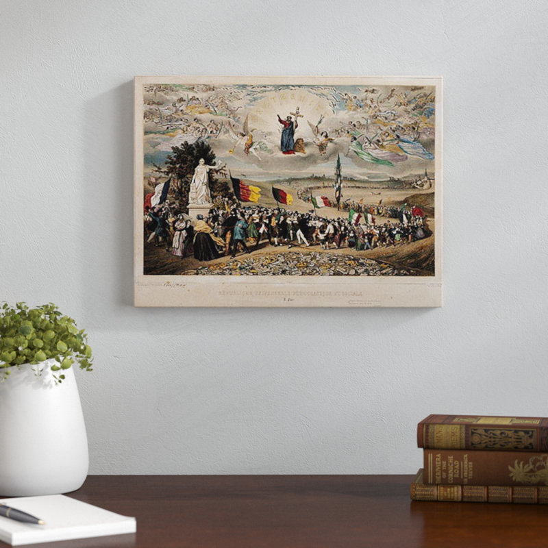 East Urban Home 'Universal Democratic and Social Republic, 1848' by